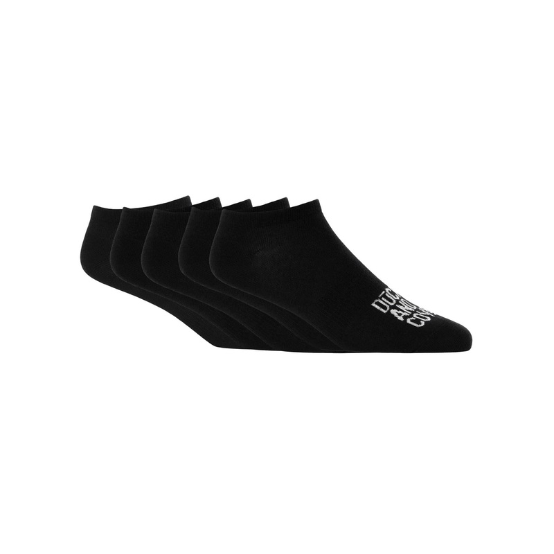Fubel Trainer Socks 5pk Black|6-11/40-46