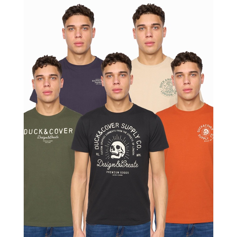 Mullbarry T-Shirts 5pk Assorted