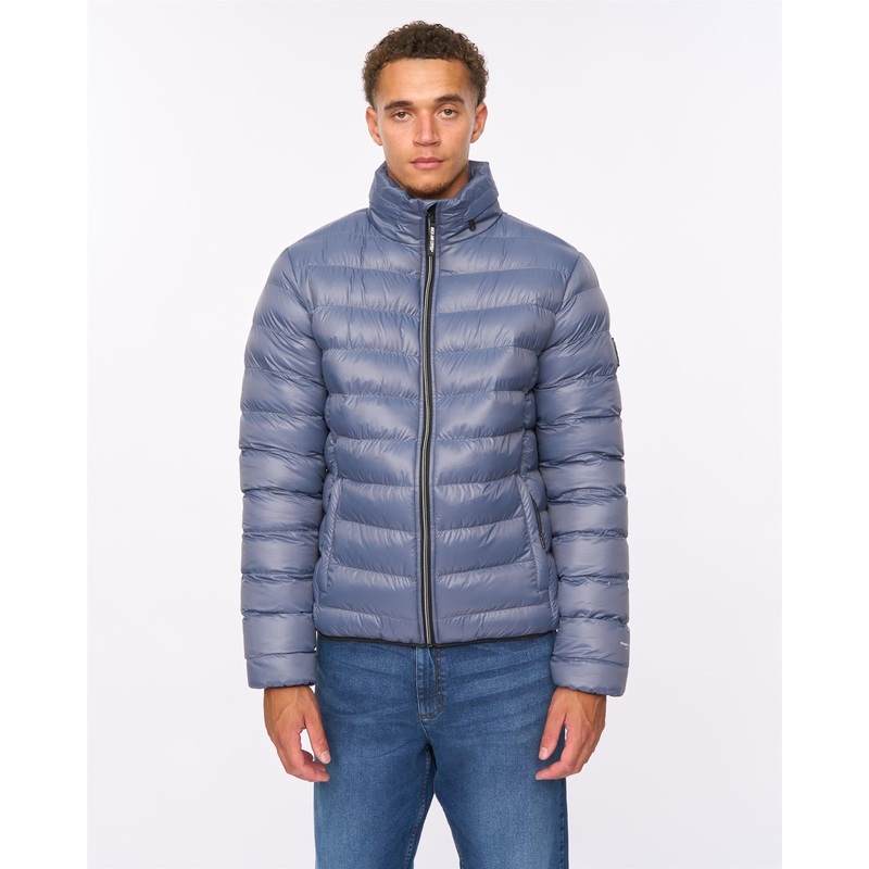 Shemmy Two Quilted Jacket Denim Blue