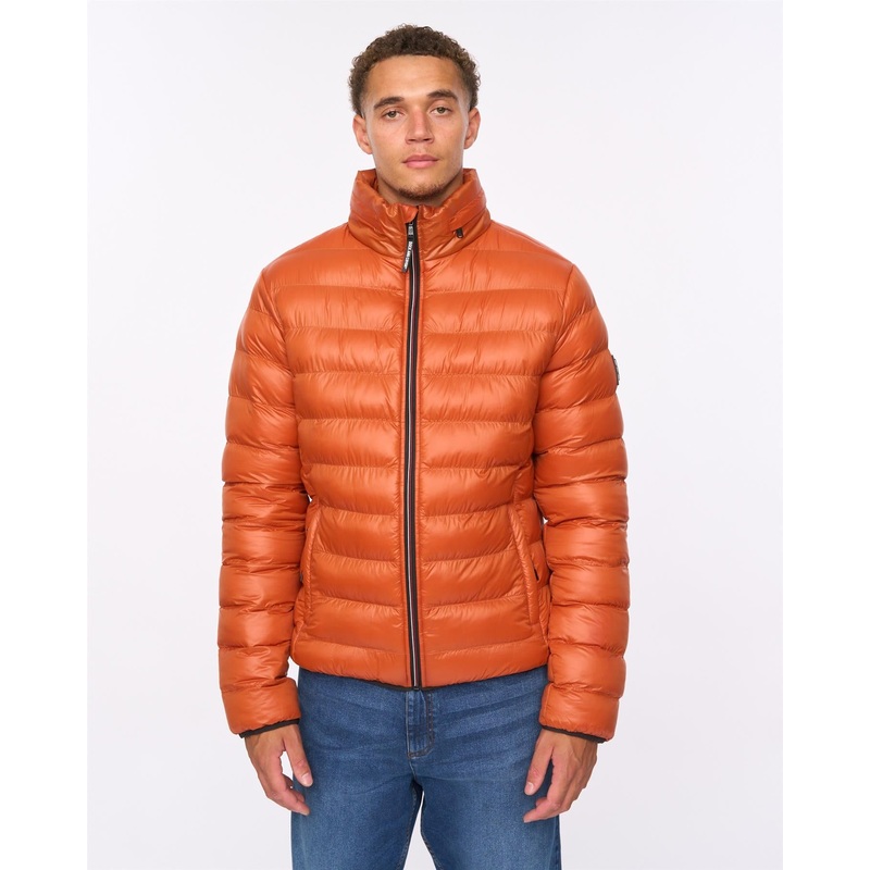 Shemmy Two Quilted Jacket Orange