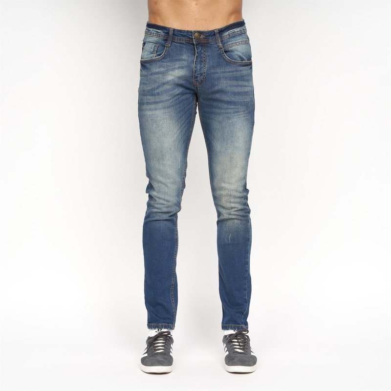 Tranfold Slim Fit Jeans Tinted Blue