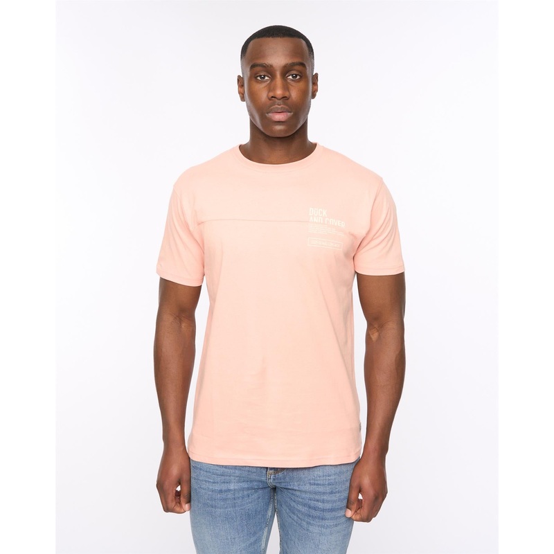 Seamtext T-Shirt Coral|S|M|L|XL|XXL