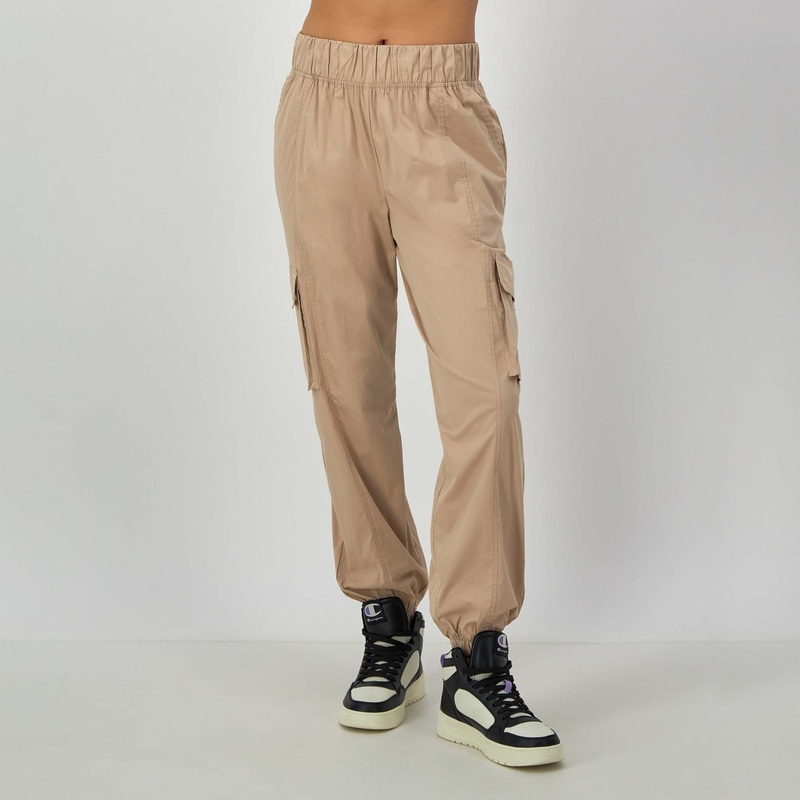 Woven Cargo Pants, C Logo|Champagne Frost|2XL|XL|L|M|S|XS
