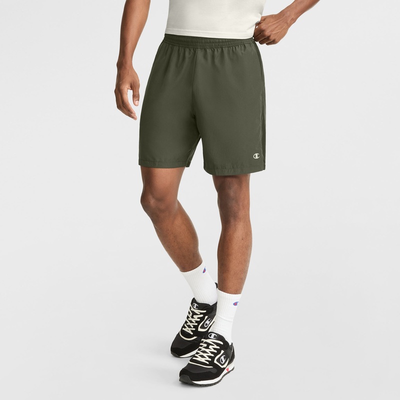 7 Woven Sports Shorts|Army/Black|2XL|XL|L|M|S
