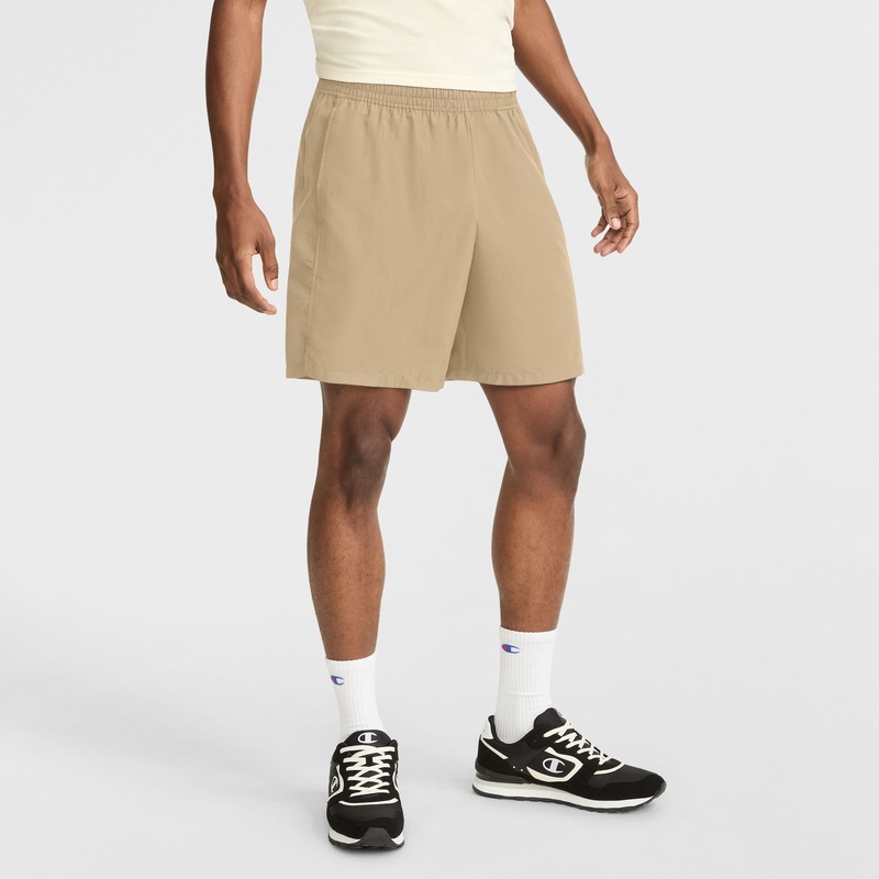 7 Woven Sports Shorts|Western Khaki|2XL|XL|L|M|S