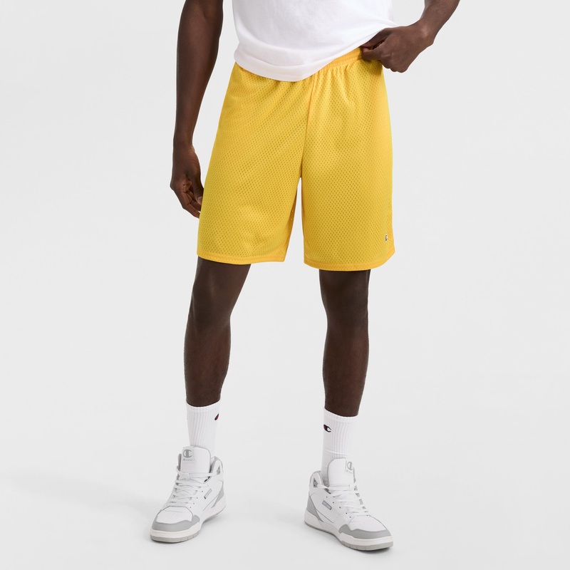 9 Classic Mesh Shorts, C Logo|Team Gold|2XL|XL|L|M|S