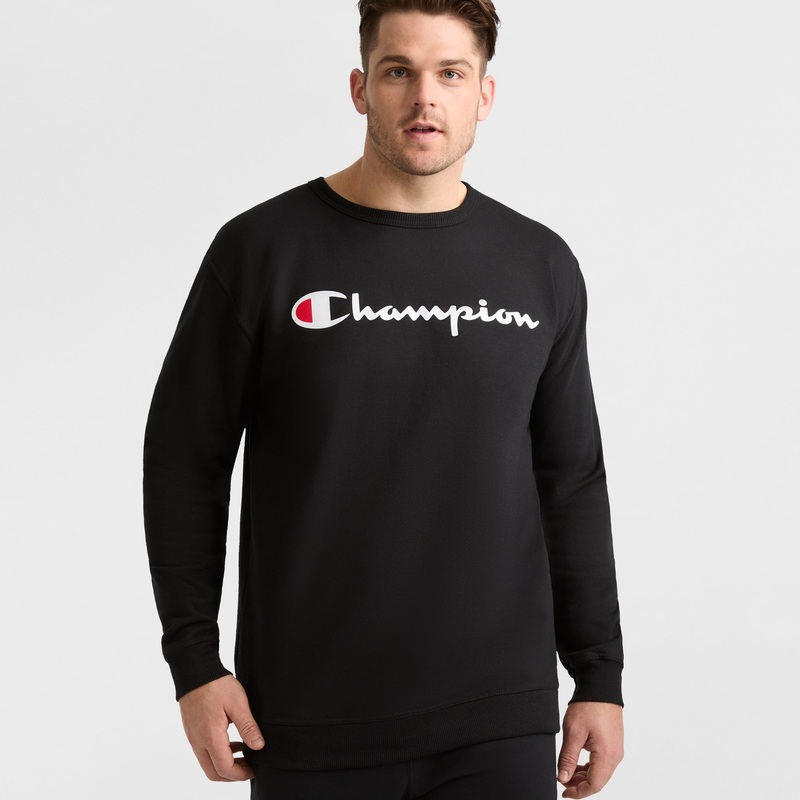 Powerblend Crewneck Sweatshirt, Script Logo – Big & Tall