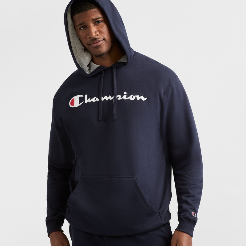 Powerblend Hoodie, Script Logo – Big & Tall