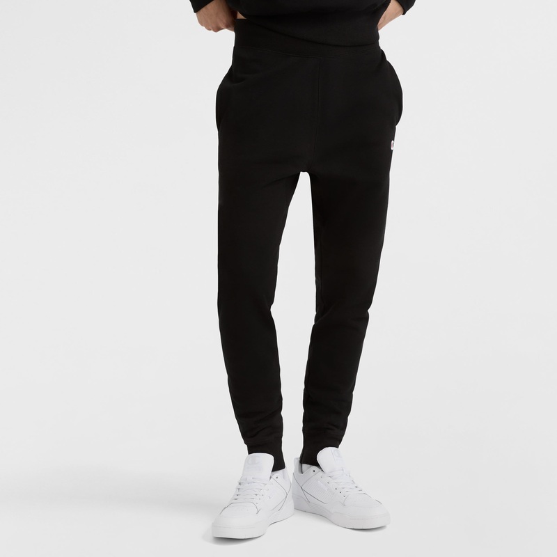 Reverse Weave Joggers, C Logo|Black|3XL|2XL|XL|L|M|S|XS