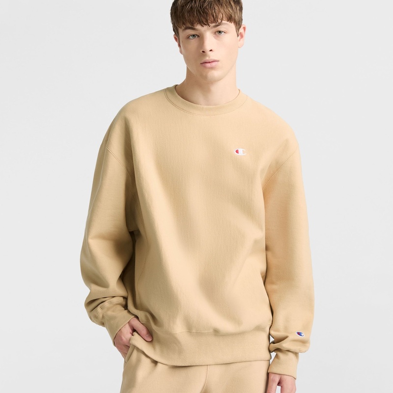 Reverse Weave Stadium Crewneck Sweatshirt, C Logo