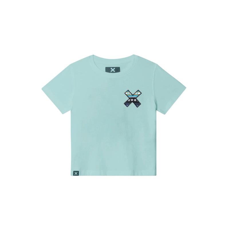 CAMISETA KIDS CLASSIC ACQUA|4|6|8|10|12|14
