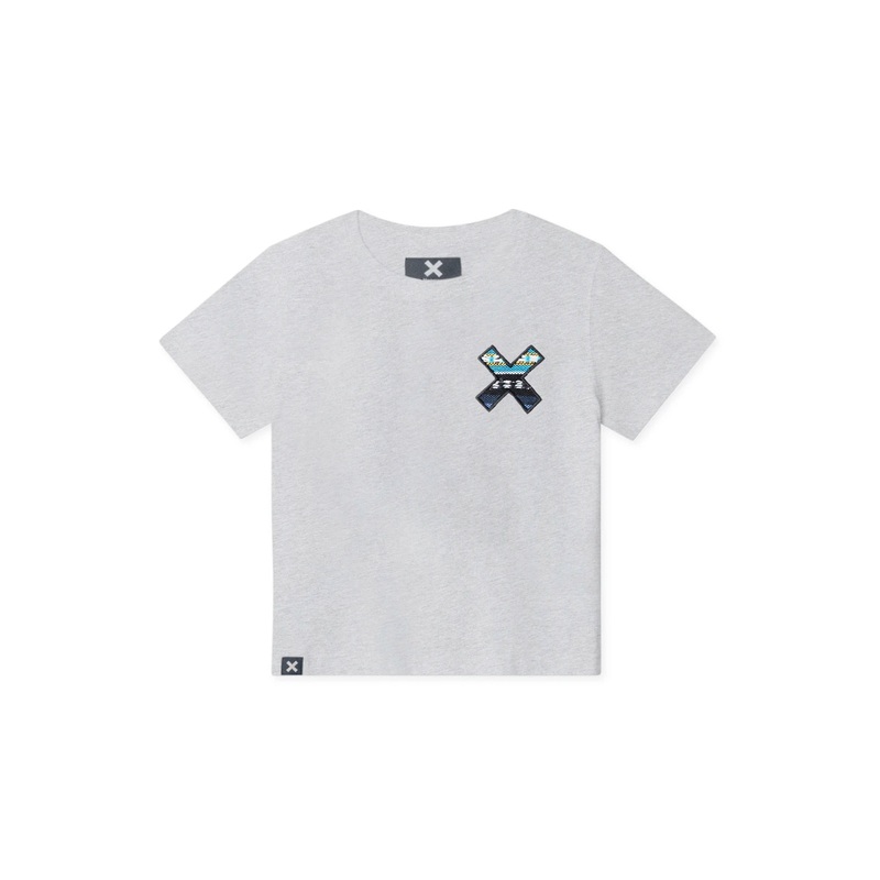 CAMISETA KIDS CLASSIC LIGHT GREY MELANGE