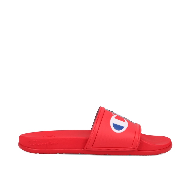 Men’s IPO Squish Slide|Scarlet/White/Surf The Web|14|13|12|11|10|9|8