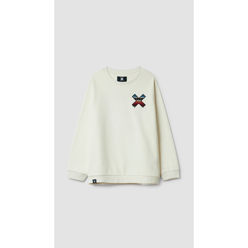 SUDADERA KIDS CLASSIC BLANCO ROTO
