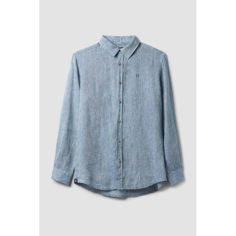 CAMISA DE LINO INDIGO BLUE|XS|S|M|L|XL|XXL