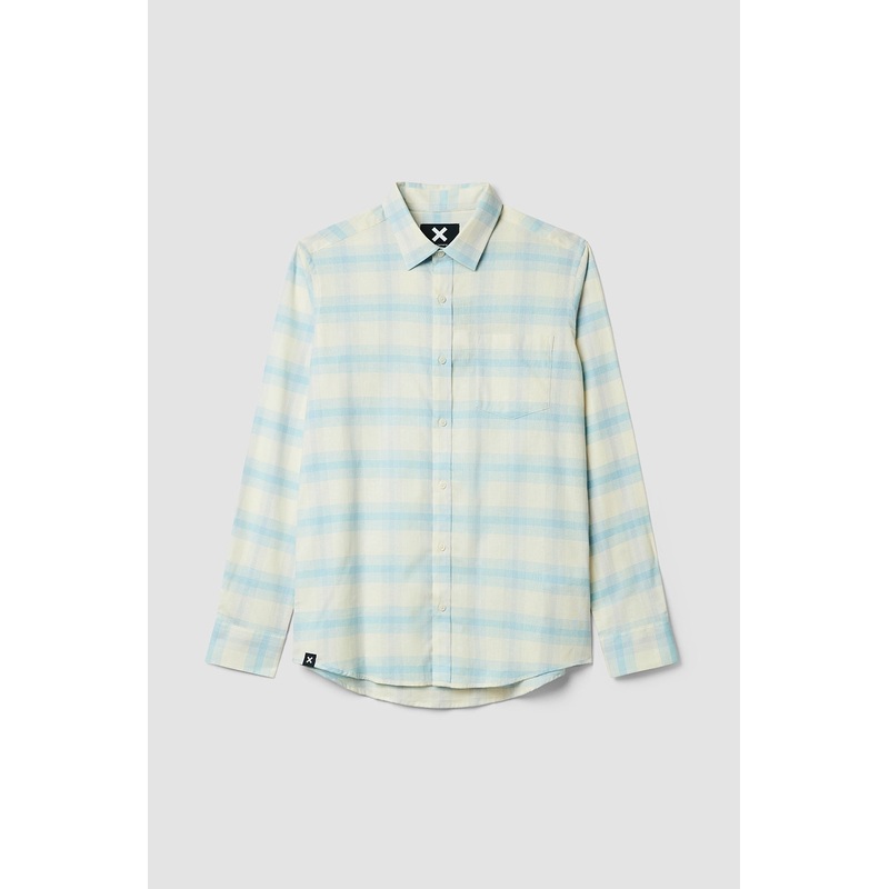 CAMISA PLAID SUMMER INDIGO BLUE