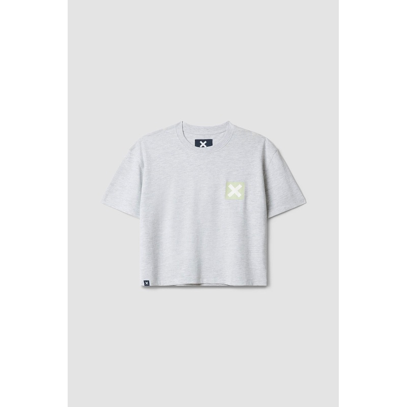 CAMISETA MUJER NATURE LIGHT GREY MELANGE