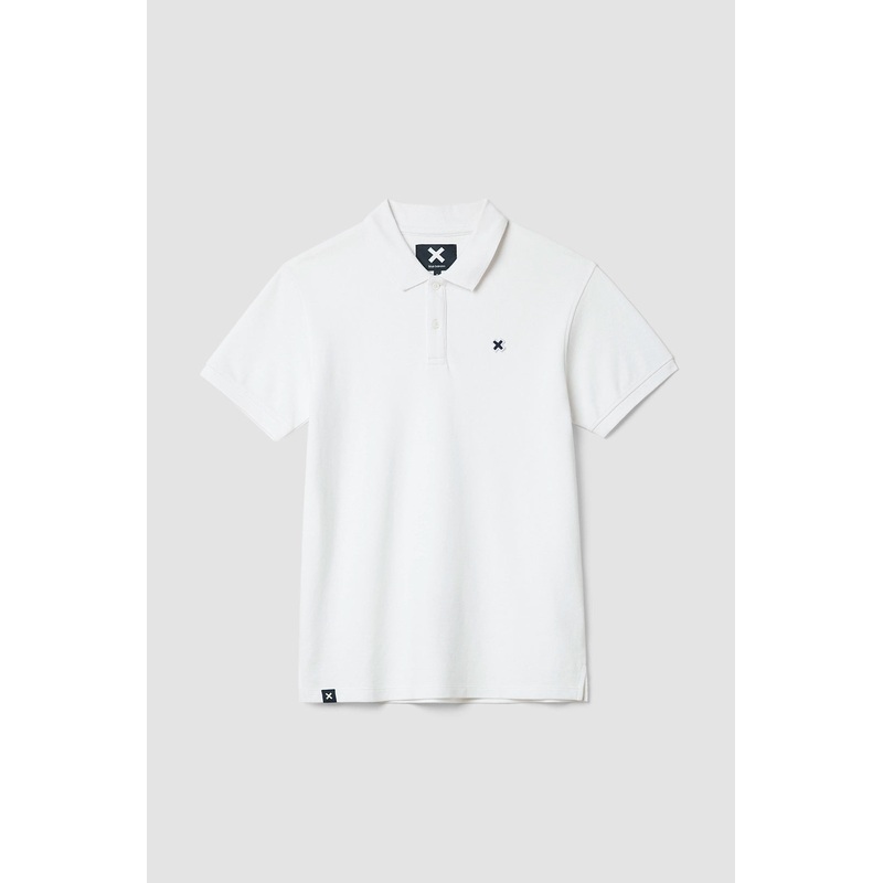 POLO PATCH BLANCO|XS|S|M|L|XL|XXL