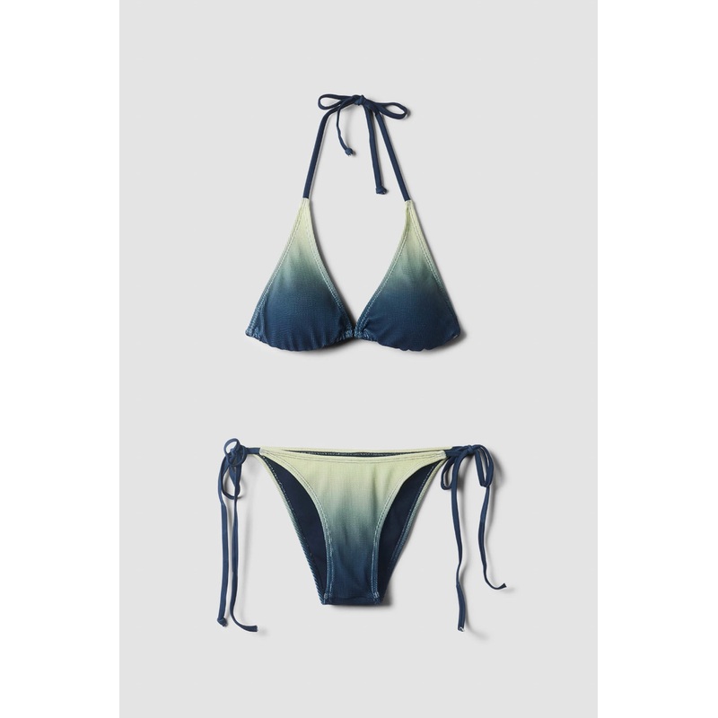 BIKINI MUJER CRINKLE FADE NAVY