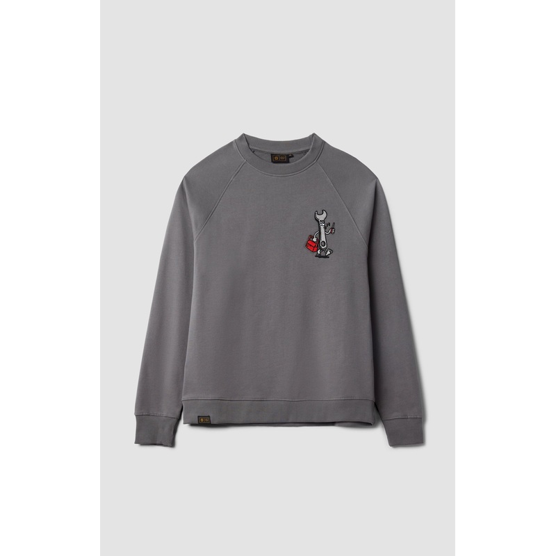 SUDADERA TOOL CRD ANTRACITA|XS|S|M|L|XL|XXL