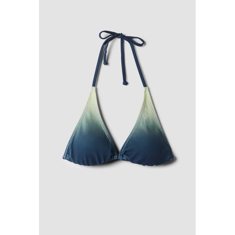 TOP BIKINI MUJER CRINKLE FADE NAVY