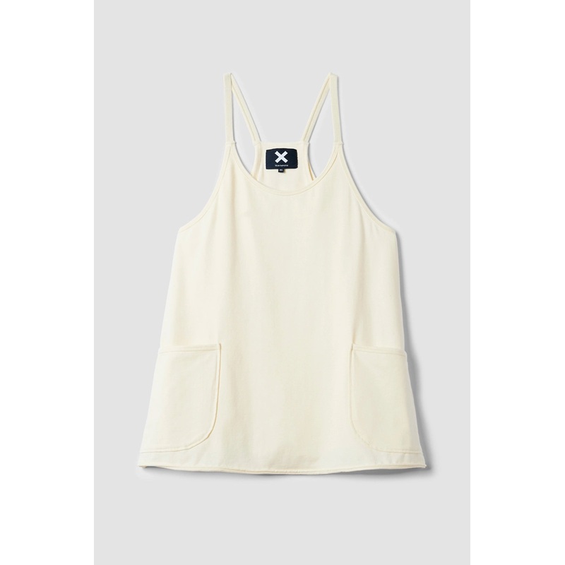 VESTIDO CORTO MUJER POPPY CREMA