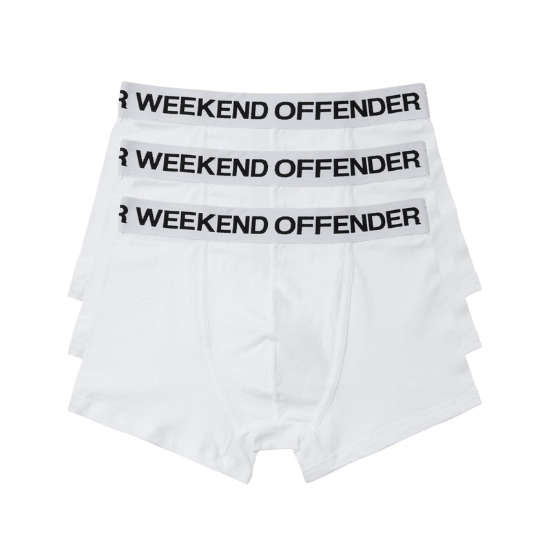 Boxer Shorts Pack Of 3 White|S|M|L|XL|XXL|White