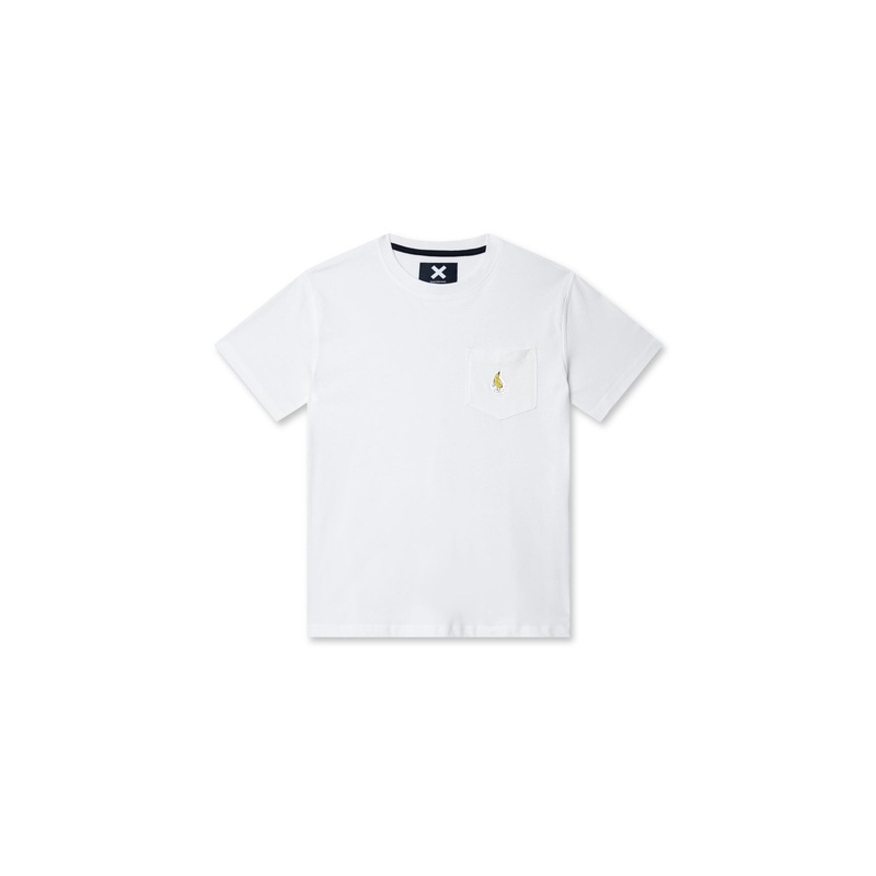 CAMISETA POCKET BANANA BLANCA|XS|S|M|L|XL|XXL