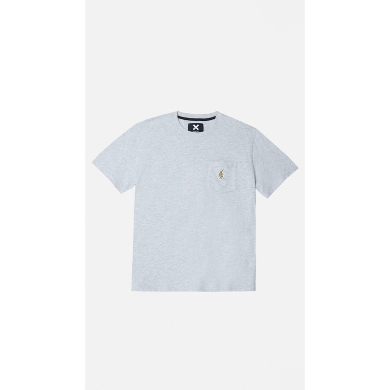 CAMISETA POCKET BANANA LIGHT GREY MELANGE
