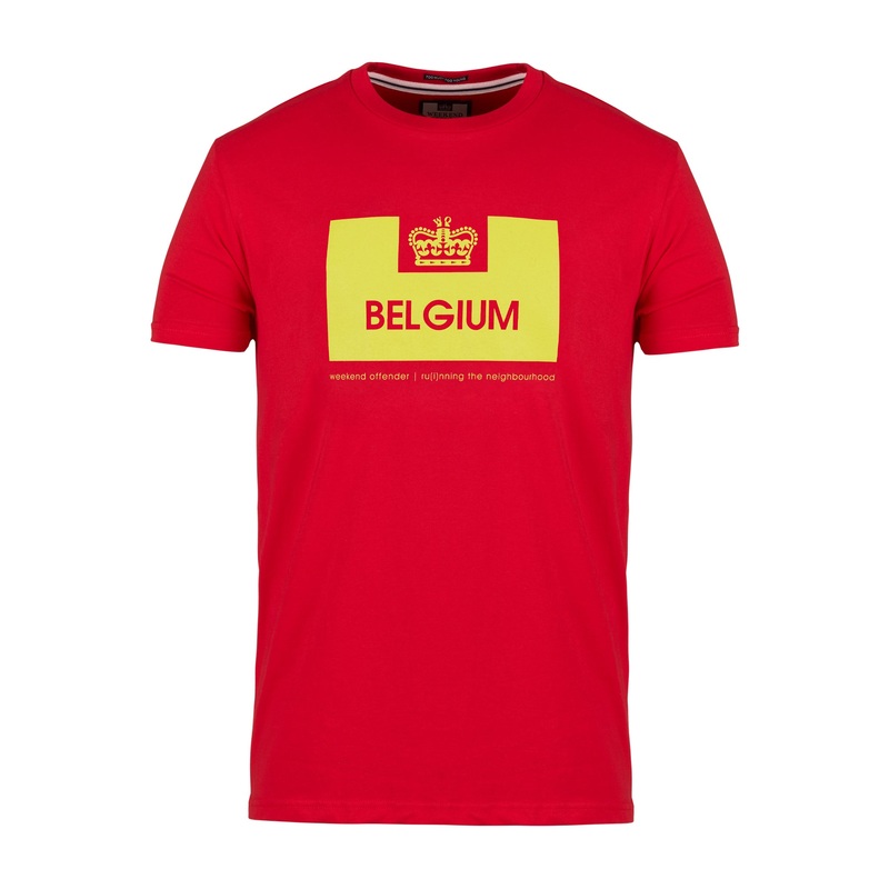 Country Series Belgium T-Shirt Red