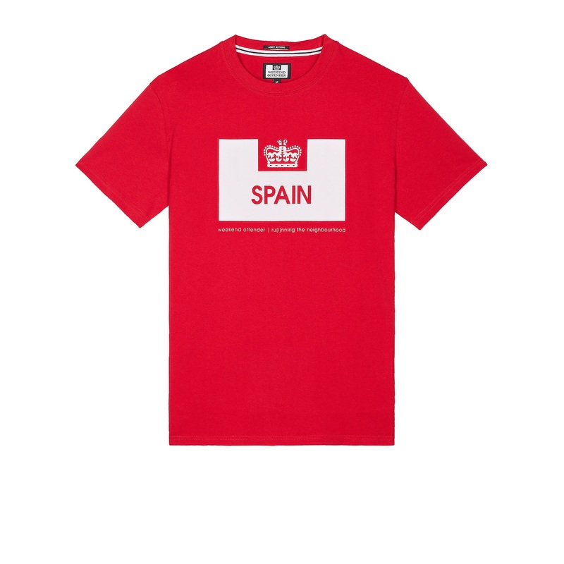 Country Series Spain T-Shirt Red/White