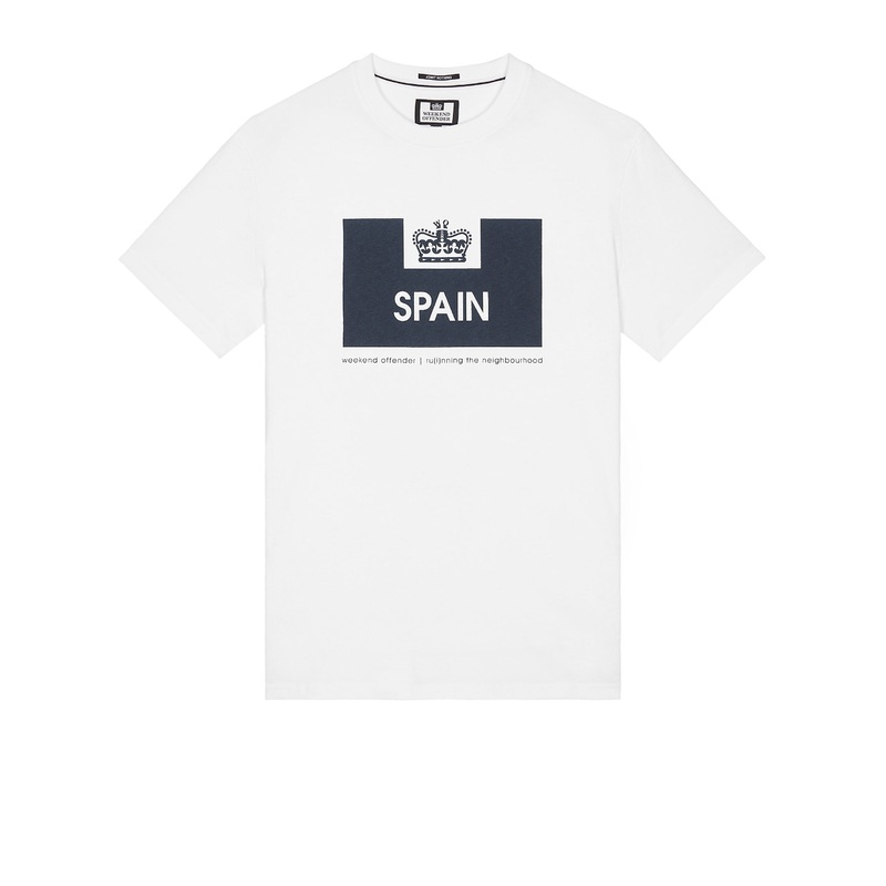 Country Series Spain T-Shirt White/Navy