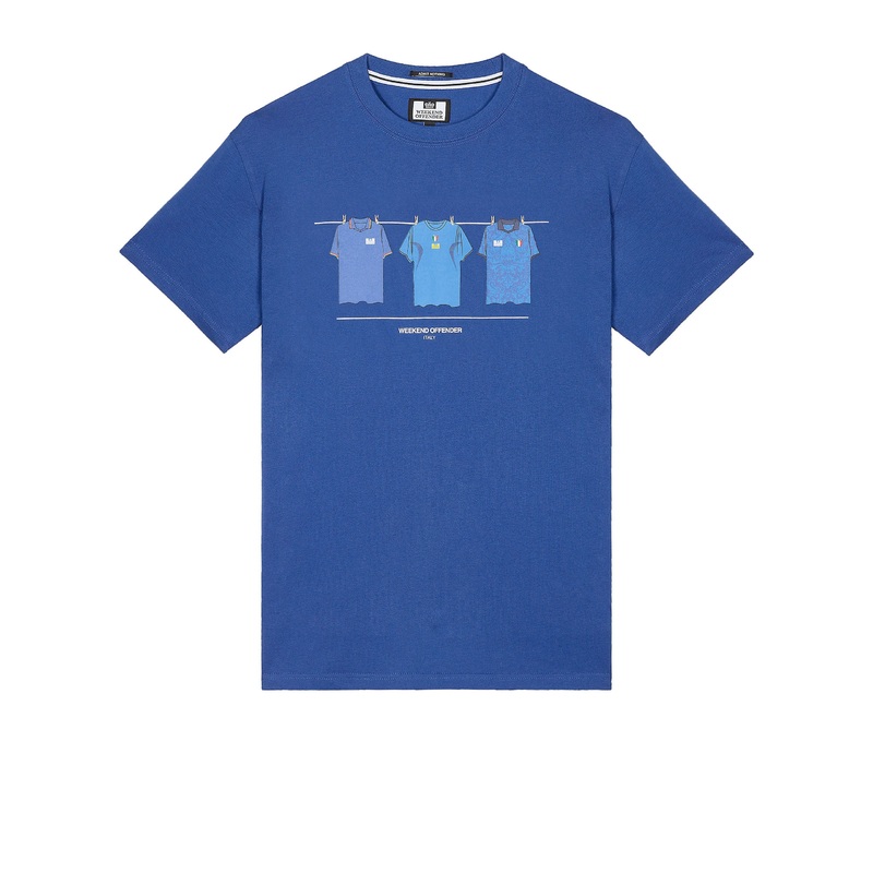 Italy Shirts T-Shirt Cobalt Blue