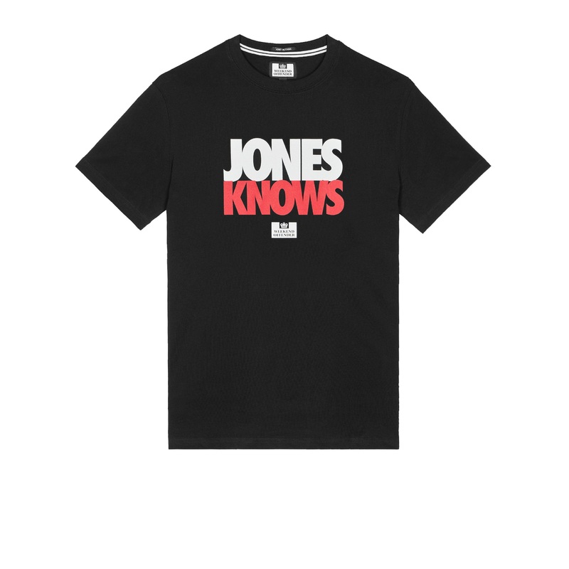 Jones Knows Graphic T-Shirt Black