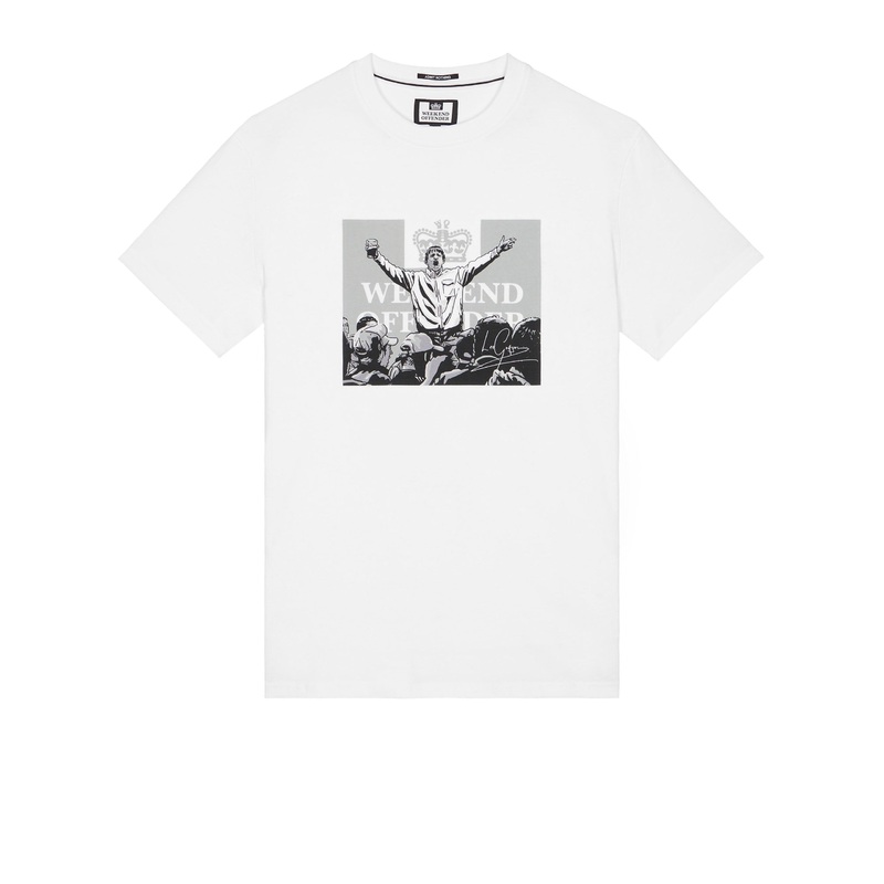 Leo Gregory Mono Graphic T-Shirt White