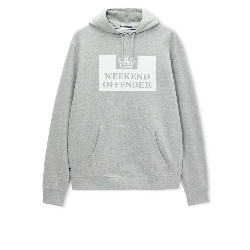 Plus Size – HM Service Classic Hoodie Grey Marl