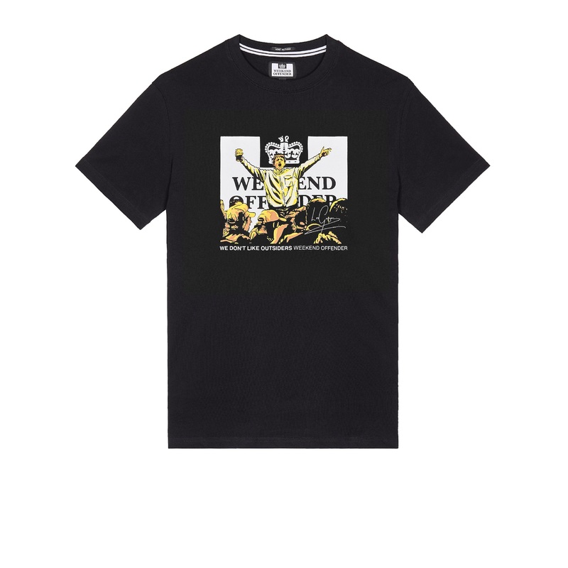 Plus Size – Leo Gregory Graphic T-Shirt Black