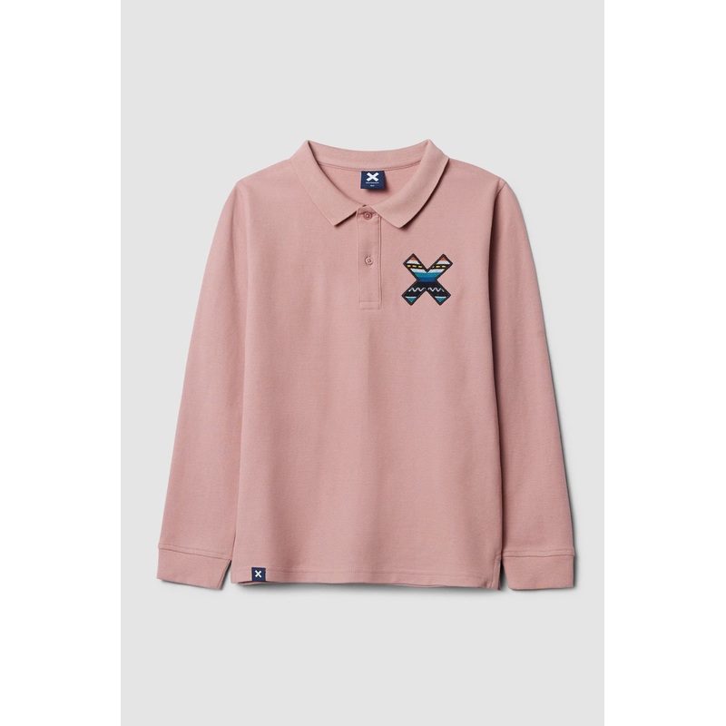 POLO MANGA LARGA KIDS CLASSIC PEACH