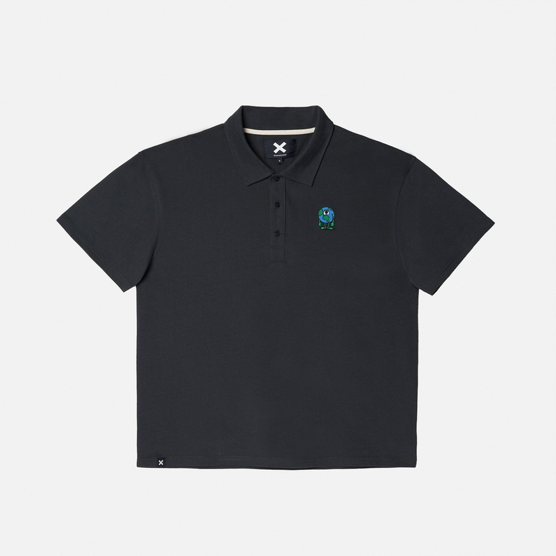 POLO OVERSIZE ANTRACITA|XS|S|M|L|XL|XXL