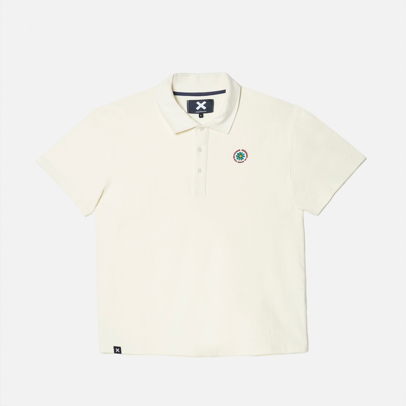 POLO OVERSIZE CREMA|XS|S|M|L|XL|XXL