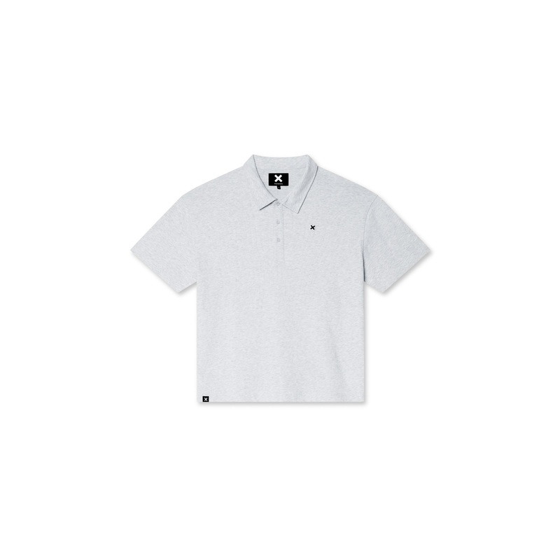 POLO PATCH LIGHT GREY MELANGE|XS|S|M|L|XL|XXL