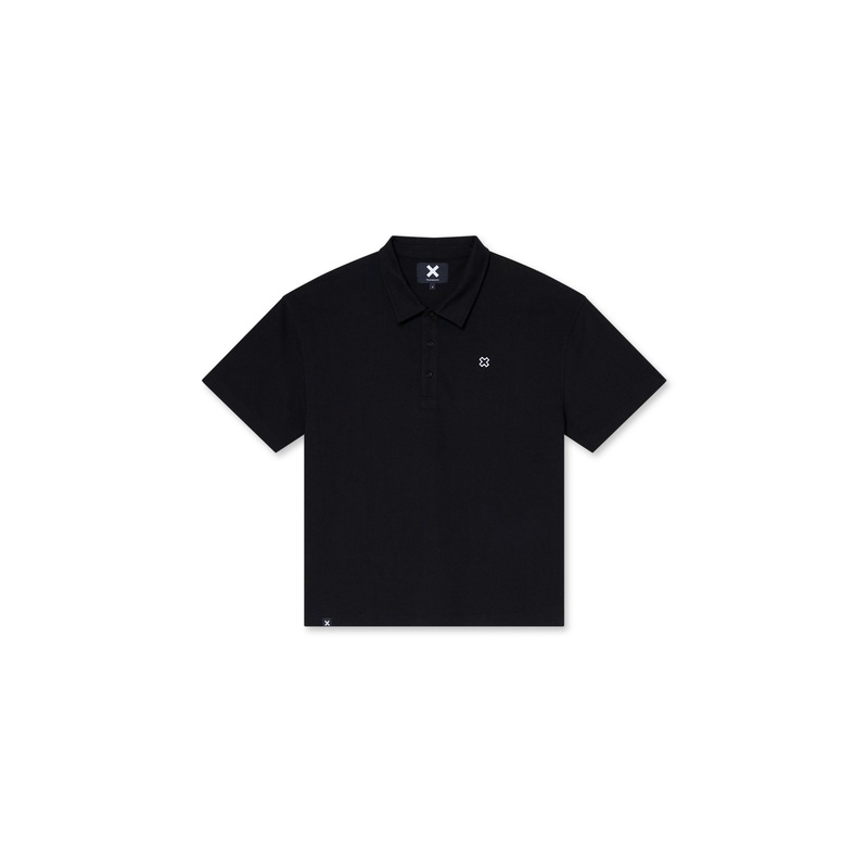 POLO PATCH NEGRO|XS|S|M|L|XL|XXL
