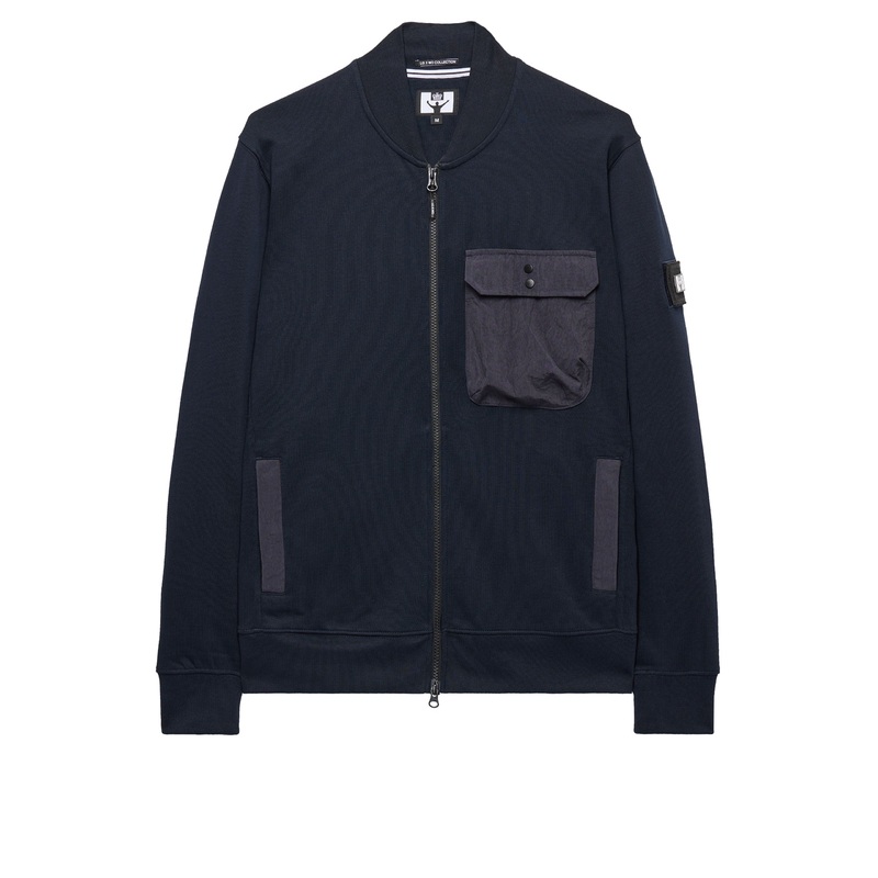 Santo Full Zip Sweatshirt Navy