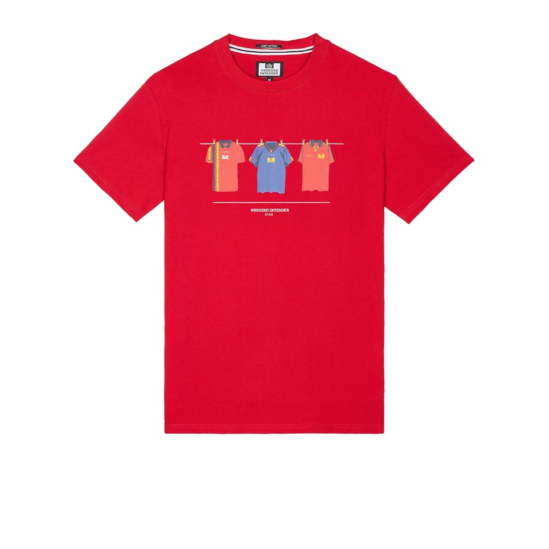 Spain Shirts T-Shirt Red|XS|S|M|L|XL|XXL|XXXL|Red