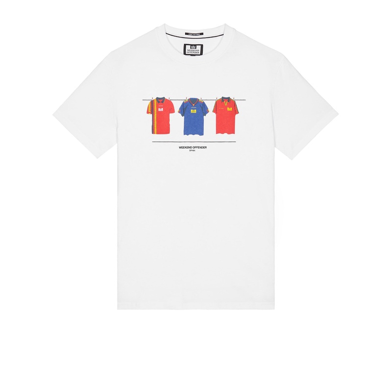 Spain Shirts T-Shirt White|XS|S|M|L|XL|XXL|XXXL|White