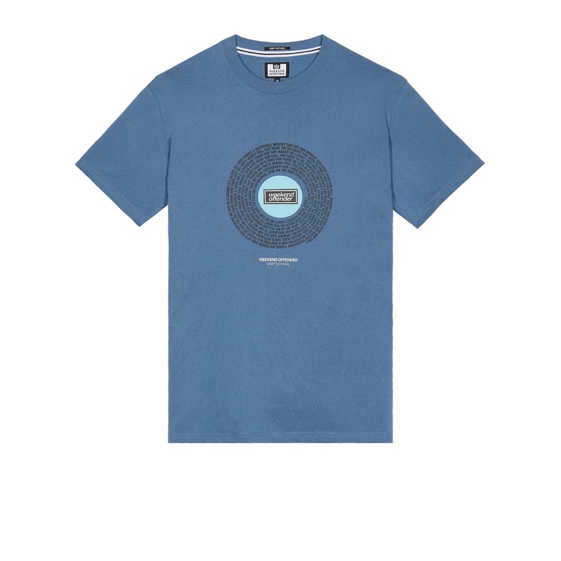 Supersonic Graphic T-Shirt Baltic Blue