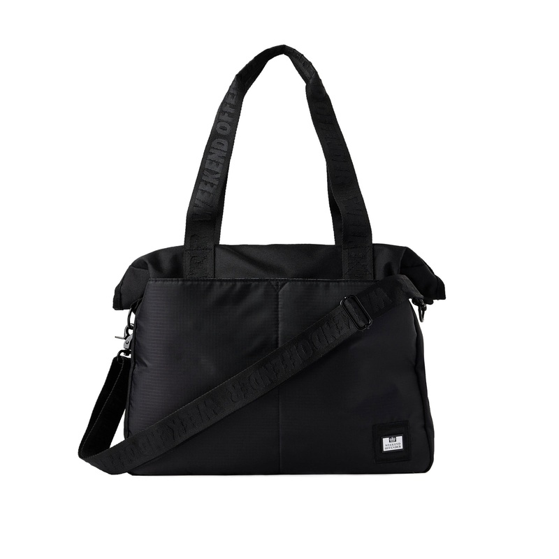 Tote Bag Black Ripstop|One Size|Black