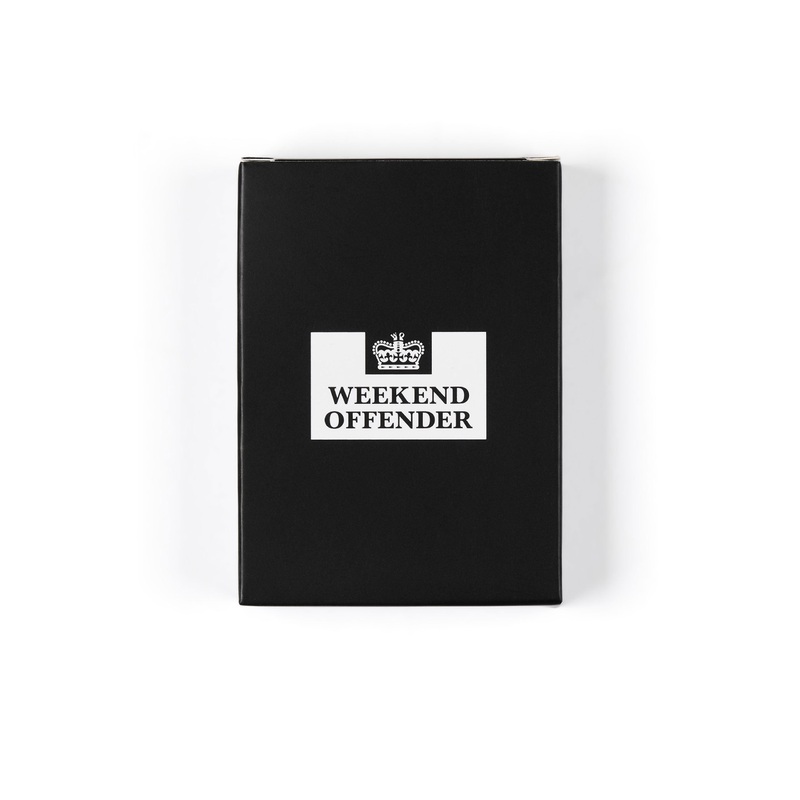 WO Prison Playing Cards|One Size|Black
