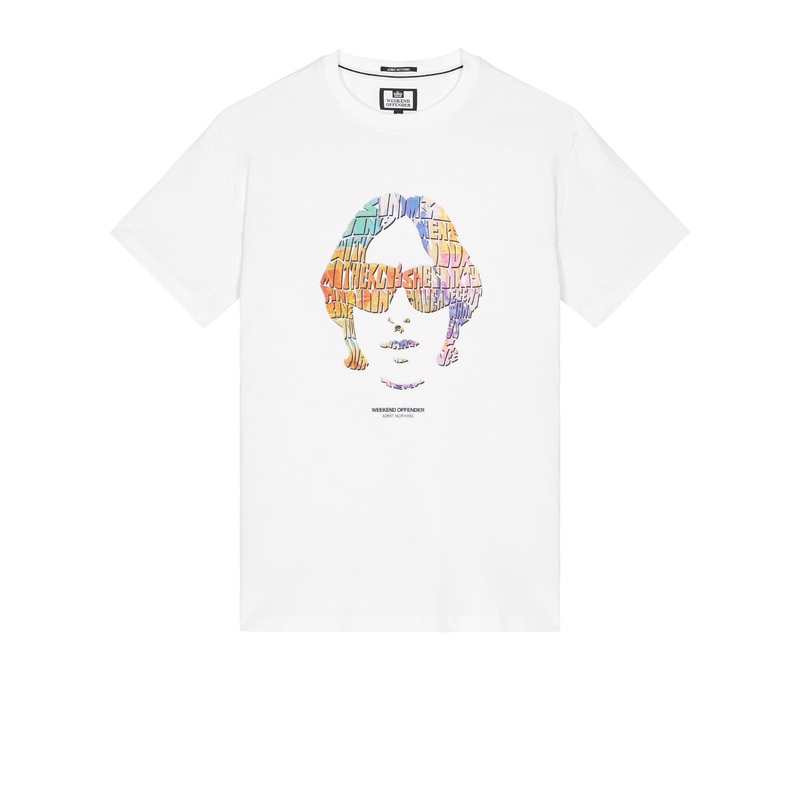 Kinky Afro Graphic T-Shirt White