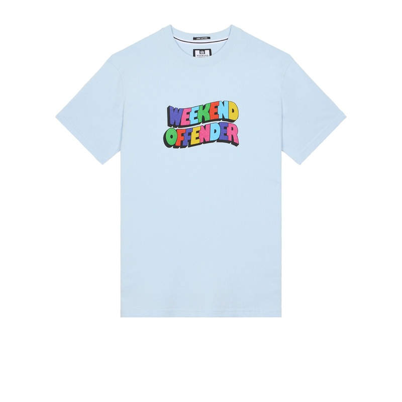 Plus Size – Hallelujah Graphic T-Shirt Ocean Wave Blue